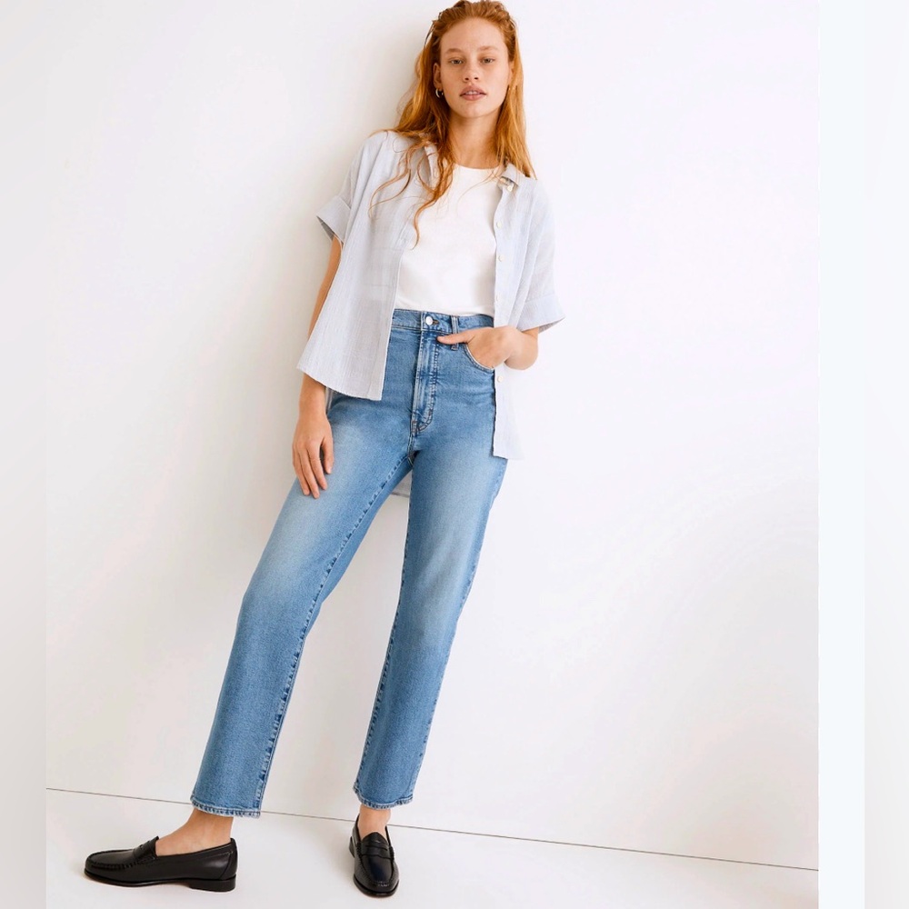 Madewell The Perfect Vintage Straight Jean, size 26